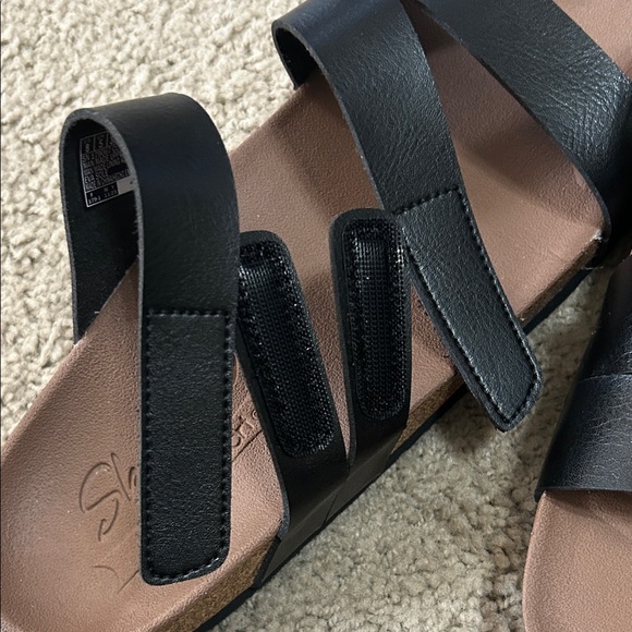 Skechers Black Slide Sandals - Picture 5 of 5
